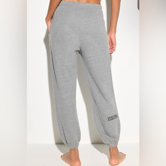 Spiritual Gangster Shine Sol Sweatpants Gray ✨NWT NEW $148 Sml - Picture 3 of 11